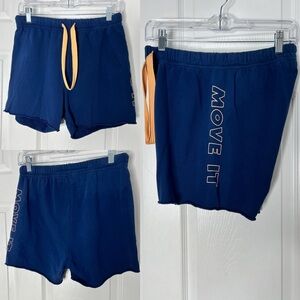 Mother Move It Sweats Shorts Sz S Blue
